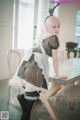 DJAWA Photo - Bambi (밤비): "Sheer Bunny Maid" (51 photos) P37 No.443fbb