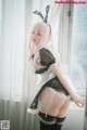 DJAWA Photo - Bambi (밤비): "Sheer Bunny Maid" (51 photos) P31 No.ea7c97