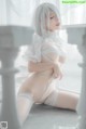 蠢沫沫 Cosplay 2B 白婚纱 P13 No.ce52de